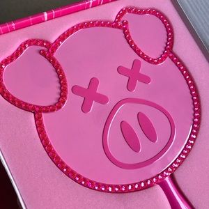 custom bling pig mirror